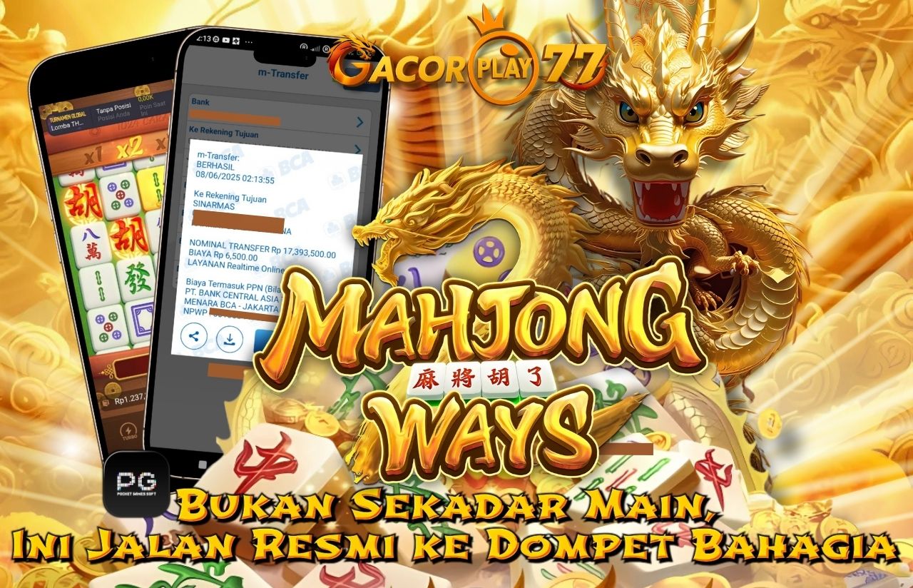 Selamat kepada user id : ka****5 Wede Rp 17.393.500 di Game MAHJONG WAYS PG SOFT Cair Gk Sampe 1 Menit! Menang Mudah di Gacorplay77	